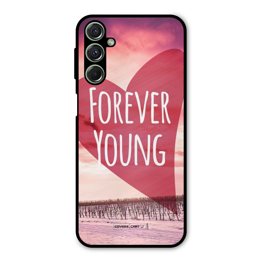 Forever Young Metal Back Case for Galaxy M34