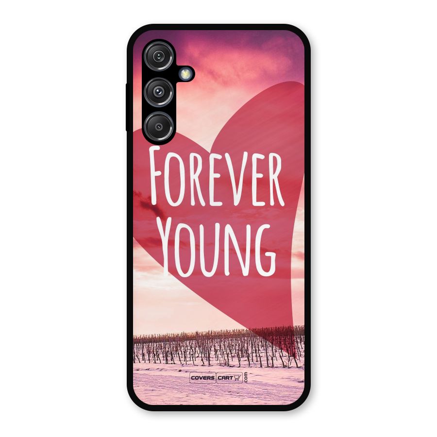 Forever Young Metal Back Case for Galaxy M34 5G