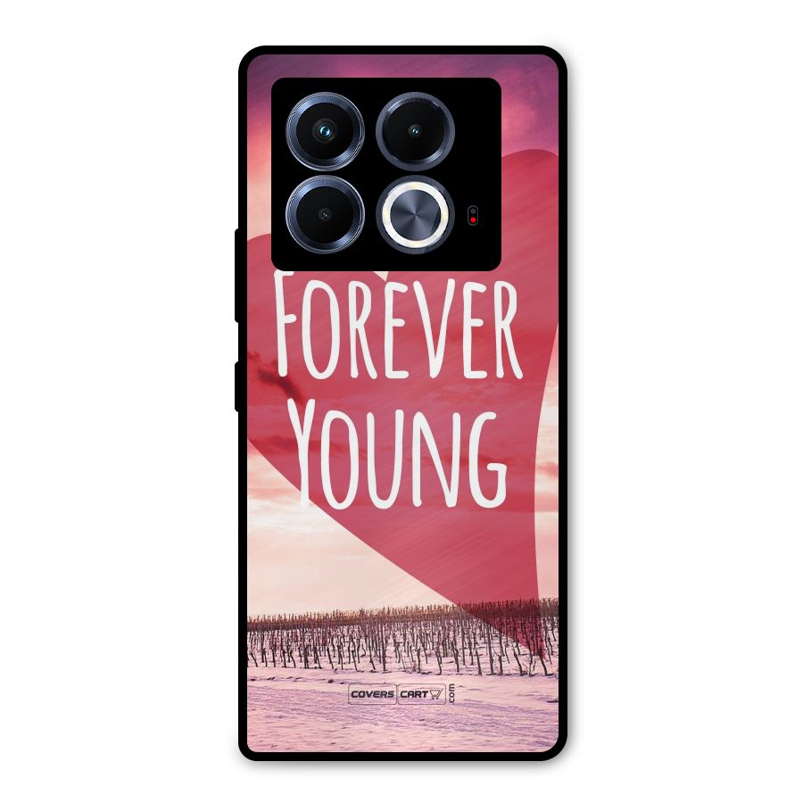 Forever Young Metal Back Case for Infinix Note 40 5G