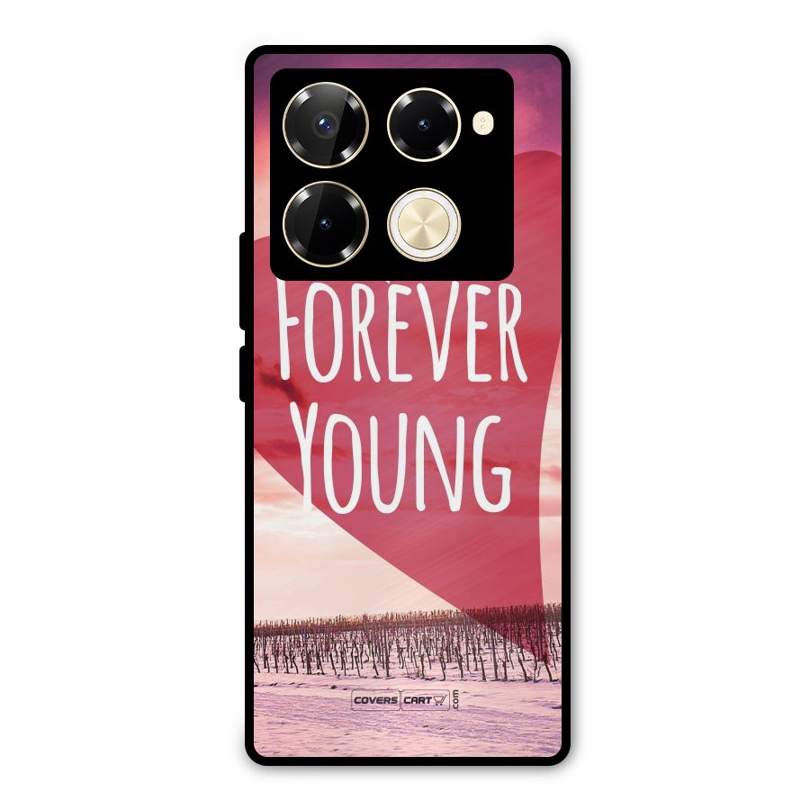 Forever Young Metal Back Case for Infinix Note 40 Pro