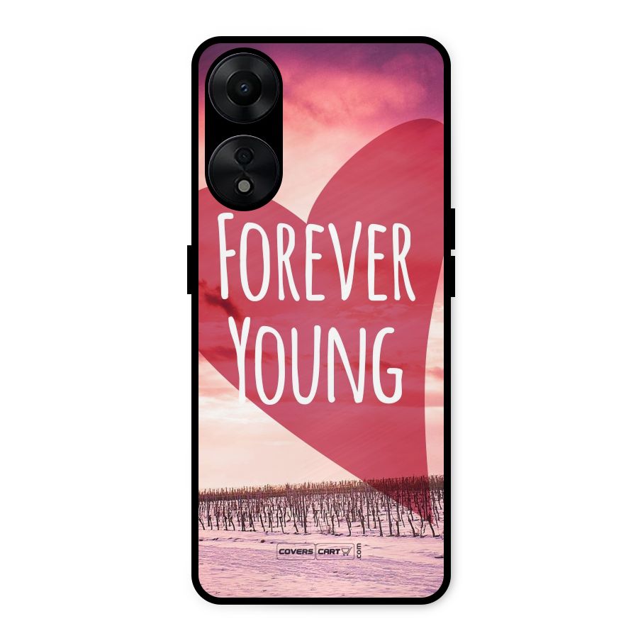 Forever Young Metal Back Case for Oppo A78 5G
