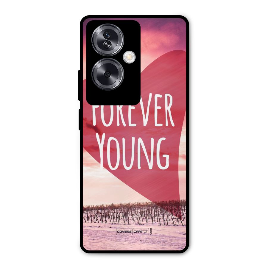Forever Young Metal Back Case for Oppo A79 5G