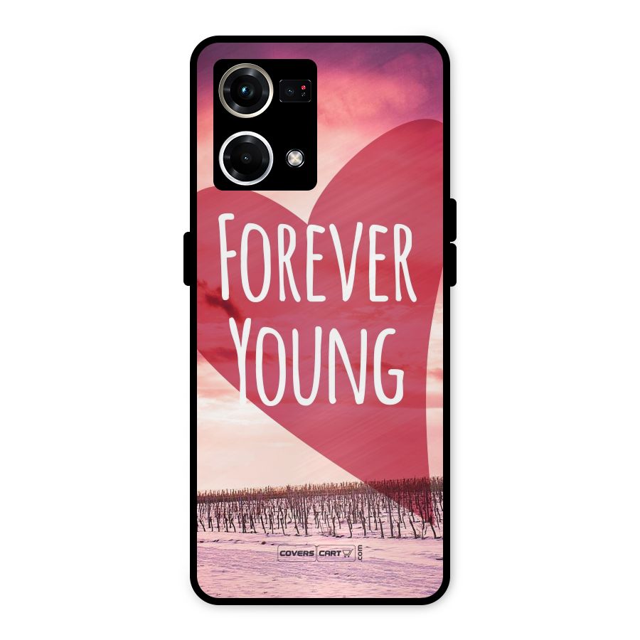 Forever Young Metal Back Case for Oppo F21 Pro 4G
