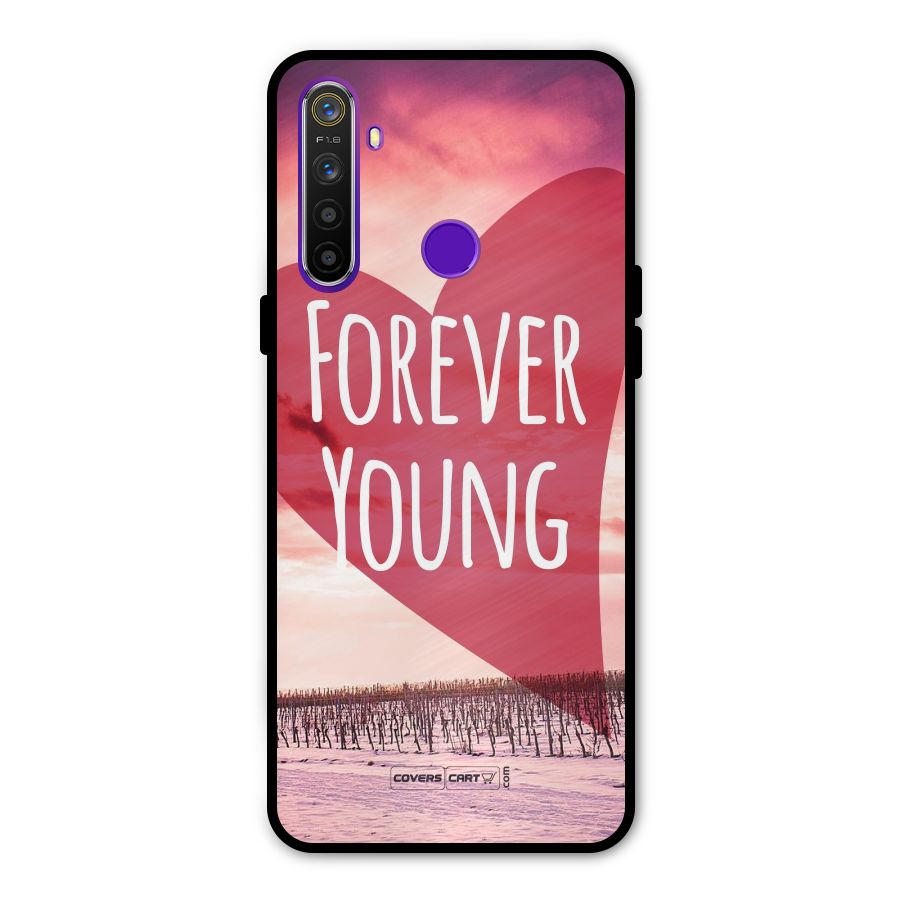 Forever Young Metal Back Case for Realme 5i