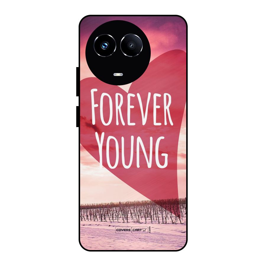 Forever Young Metal Back Case for Realme Narzo 60X