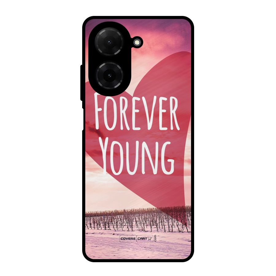Forever Young Metal Back Case for Redmi A5 4G