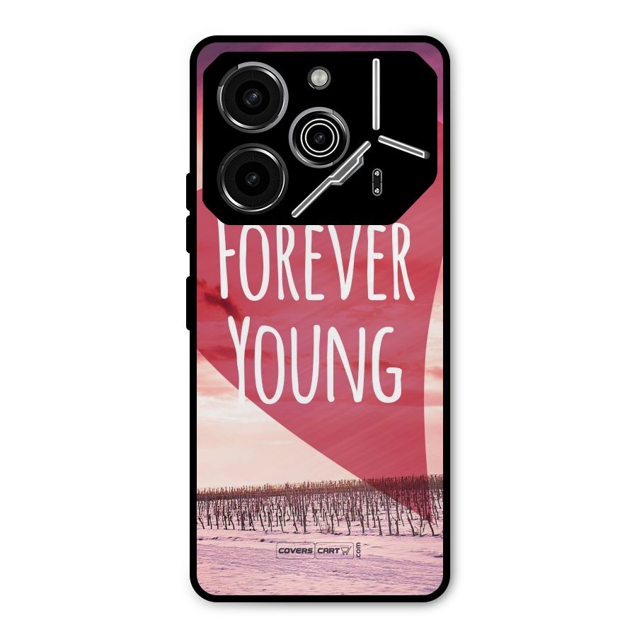 Forever Young Metal Back Case for Tecno Pova 6 Pro
