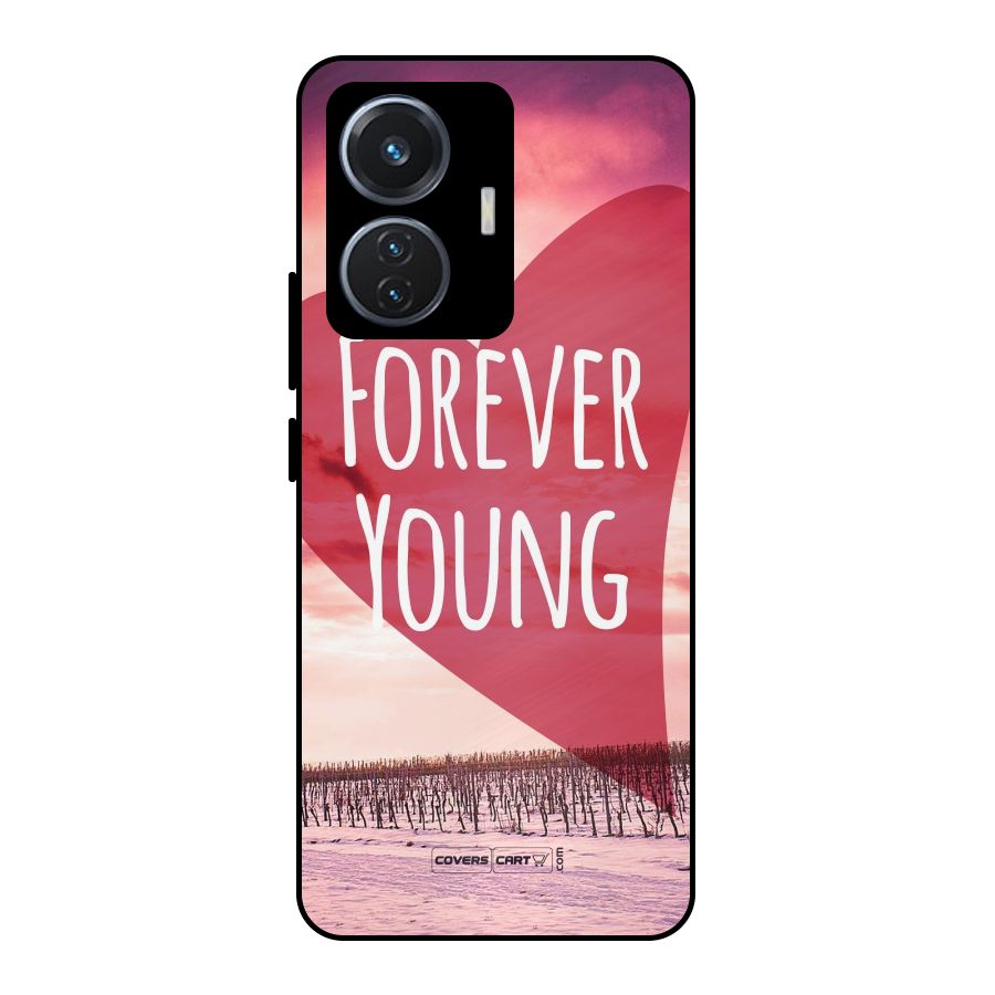 Forever Young Metal Back Case for Vivo T1 44W