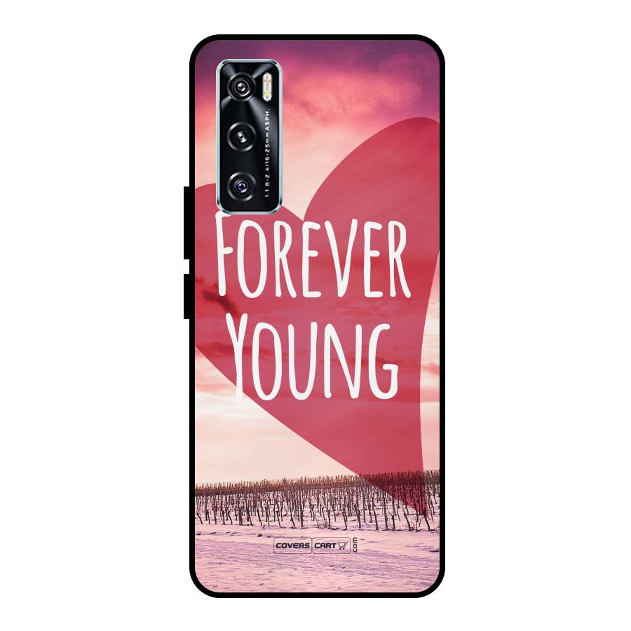 Forever Young Metal Back Case for Vivo V20 SE
