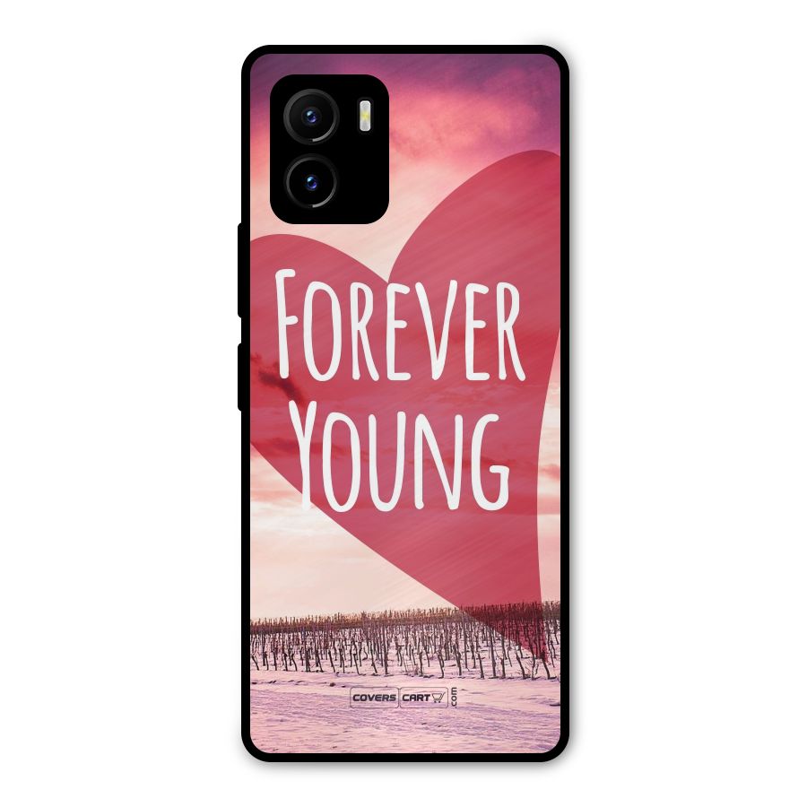 Forever Young Metal Back Case for Vivo Y15s