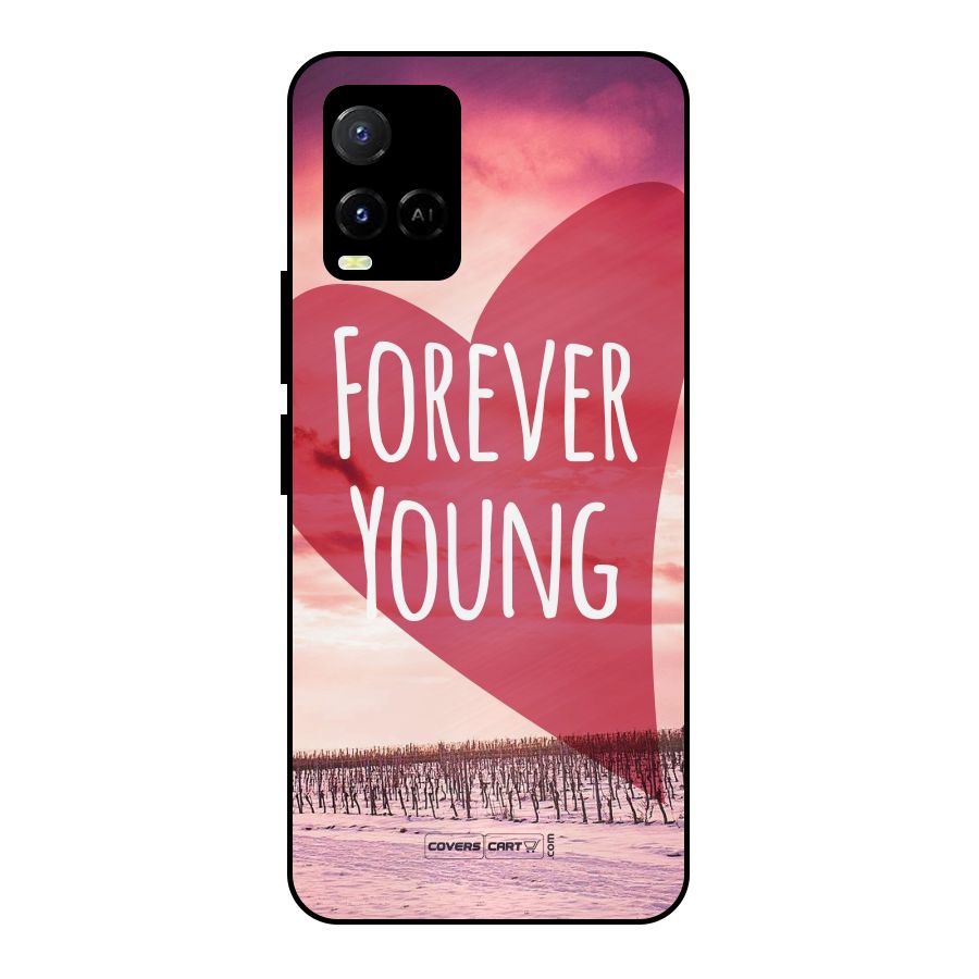 Forever Young Metal Back Case for Vivo Y21
