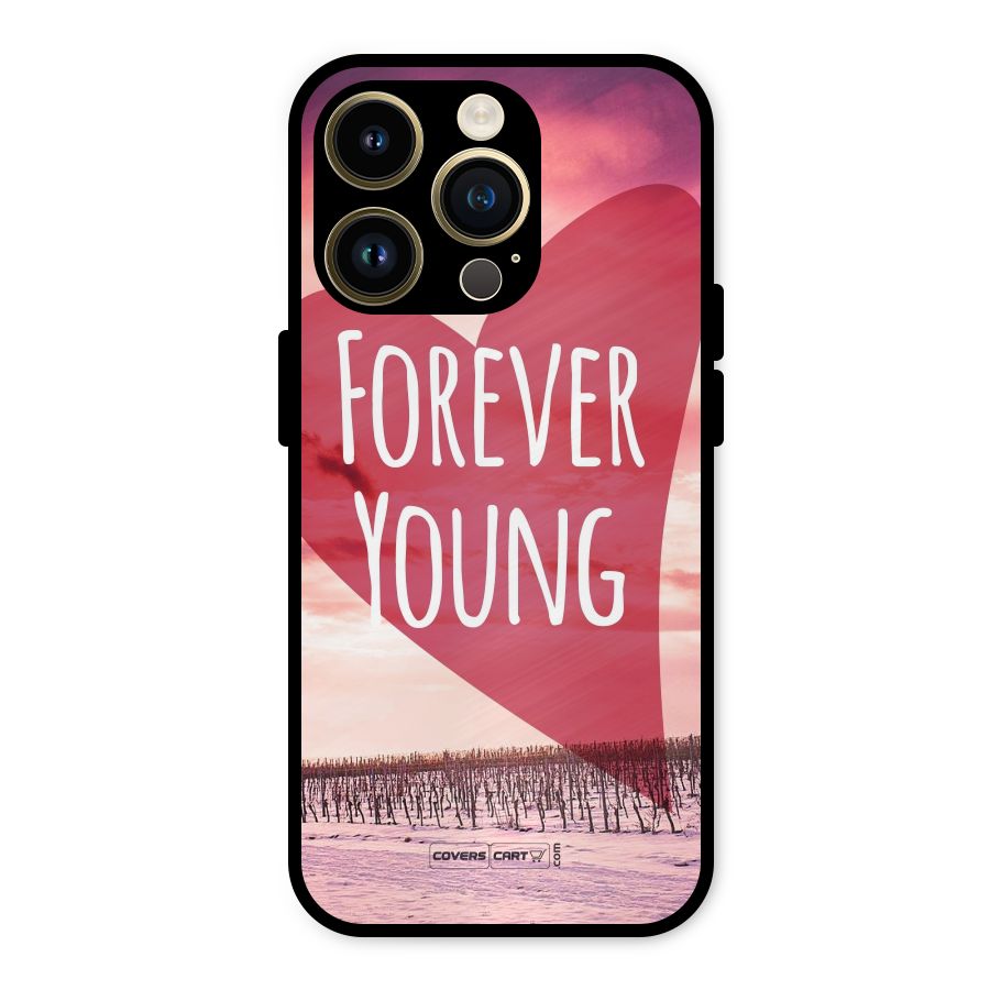 Forever Young Metal Back Case for iPhone 14 Pro