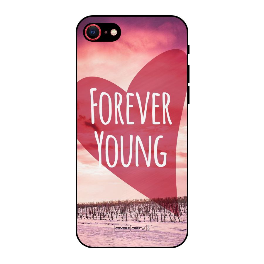 Forever Young Metal Back Case for iPhone SE 2022