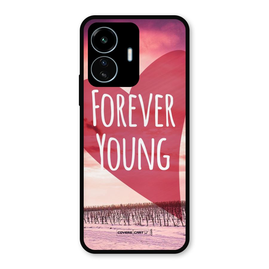 Forever Young Metal Back Case for vivo iQOO Z6 Lite 5G