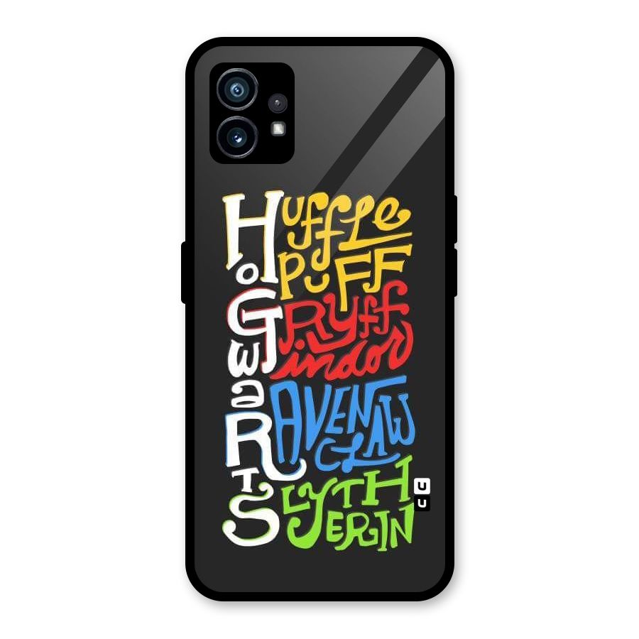 Four Colored Homes Glass Back Case for Nothing Phone 1