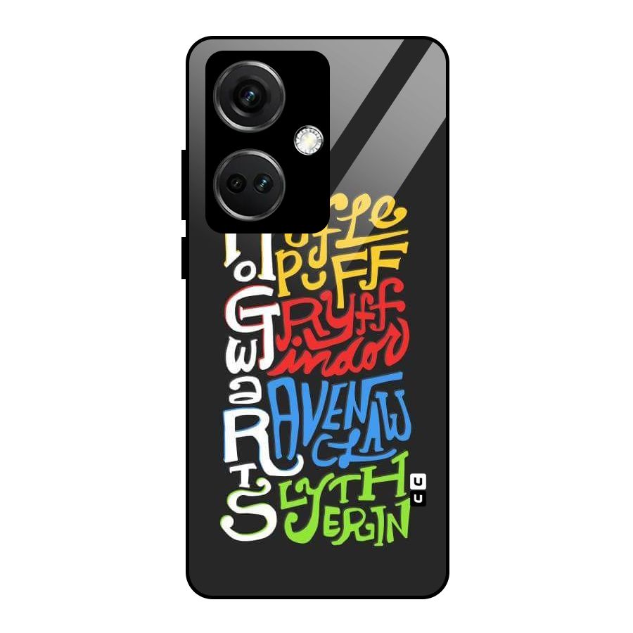 Four Colored Homes Glass Back Case for OnePlus Nord CE 3 5G