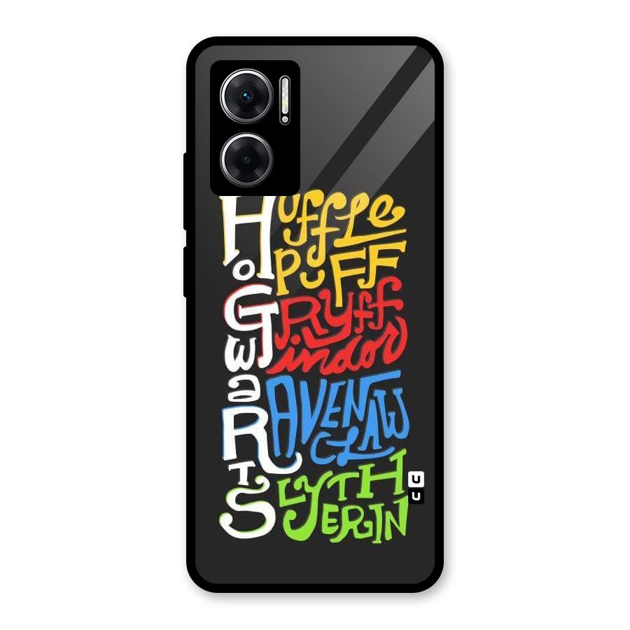 Four Colored Homes Glass Back Case for Redmi 11 Prime 5G