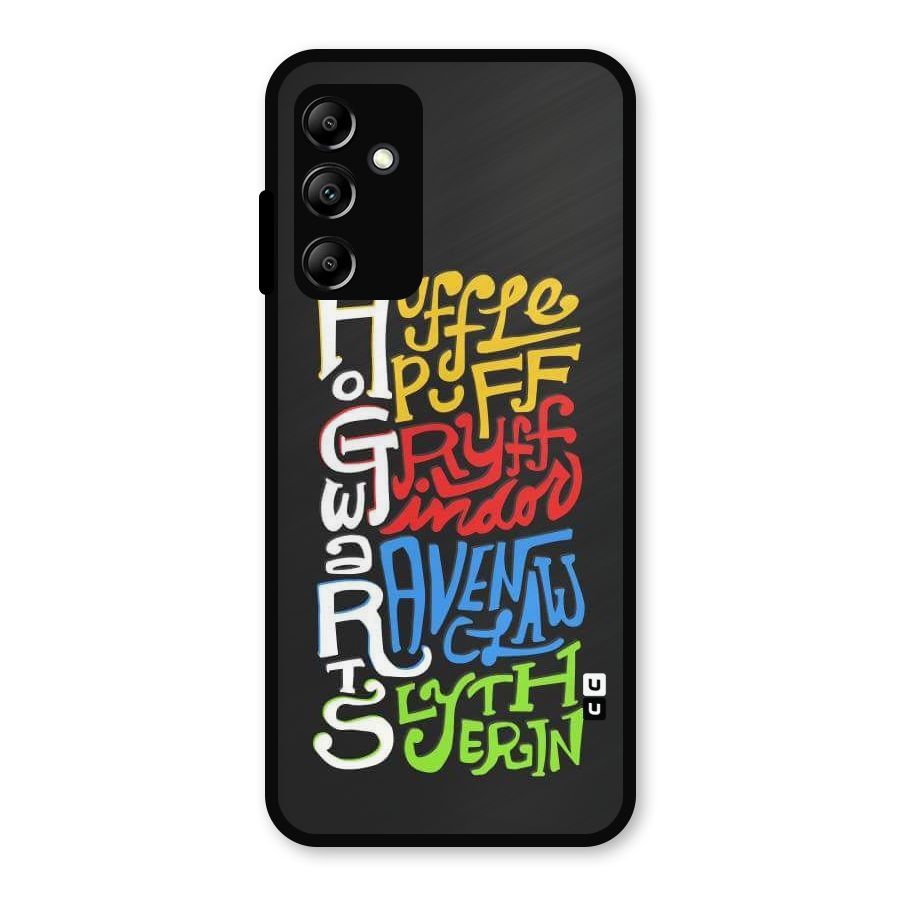 Four Colored Homes Metal Back Case for Galaxy A14 5G
