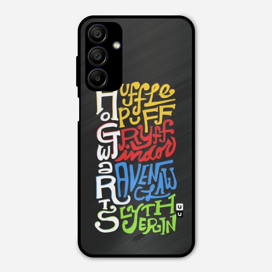Four Colored Homes Metal Back Case for Galaxy A15 5G