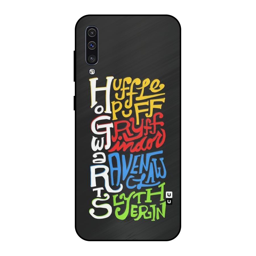 Four Colored Homes Metal Back Case for Galaxy A30s
