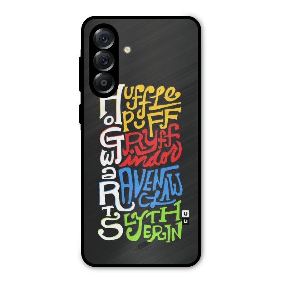 Four Colored Homes Metal Back Case for Galaxy A36