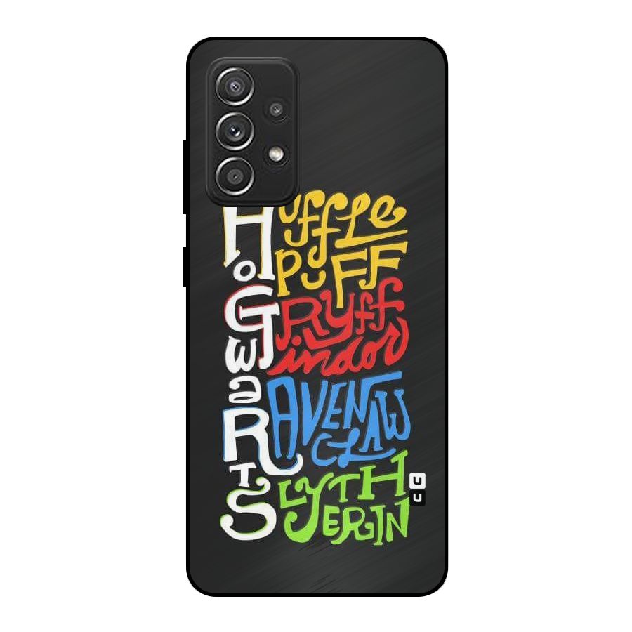 Four Colored Homes Metal Back Case for Galaxy A52s 5G