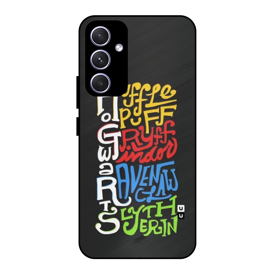 Four Colored Homes Metal Back Case for Galaxy A54