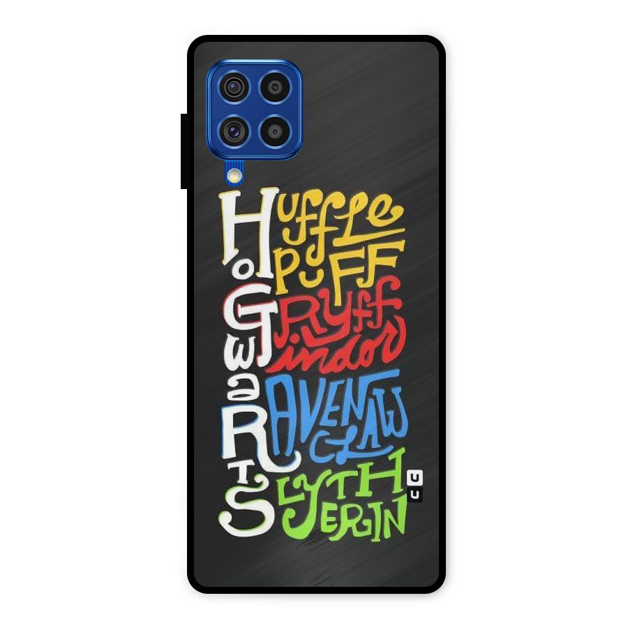 Four Colored Homes Metal Back Case for Galaxy F62