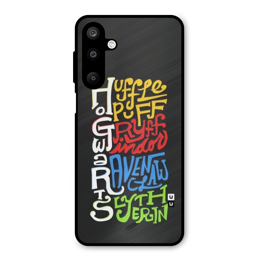 Four Colored Homes Metal Back Case for Galaxy M16