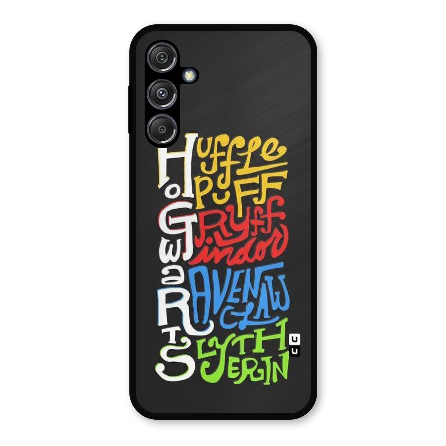 Four Colored Homes Metal Back Case for Galaxy M34 5G