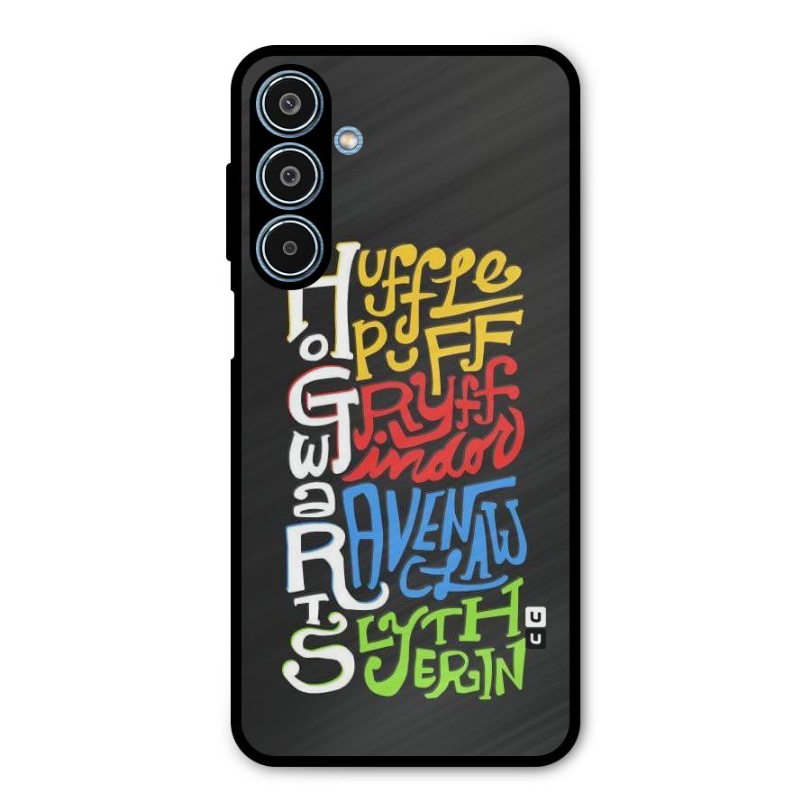 Four Colored Homes Metal Back Case for Galaxy M35
