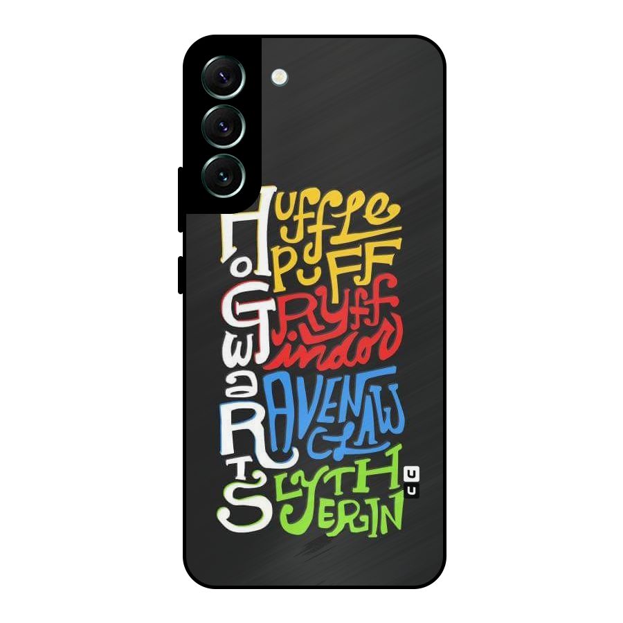 Four Colored Homes Metal Back Case for Galaxy S22 Plus 5G