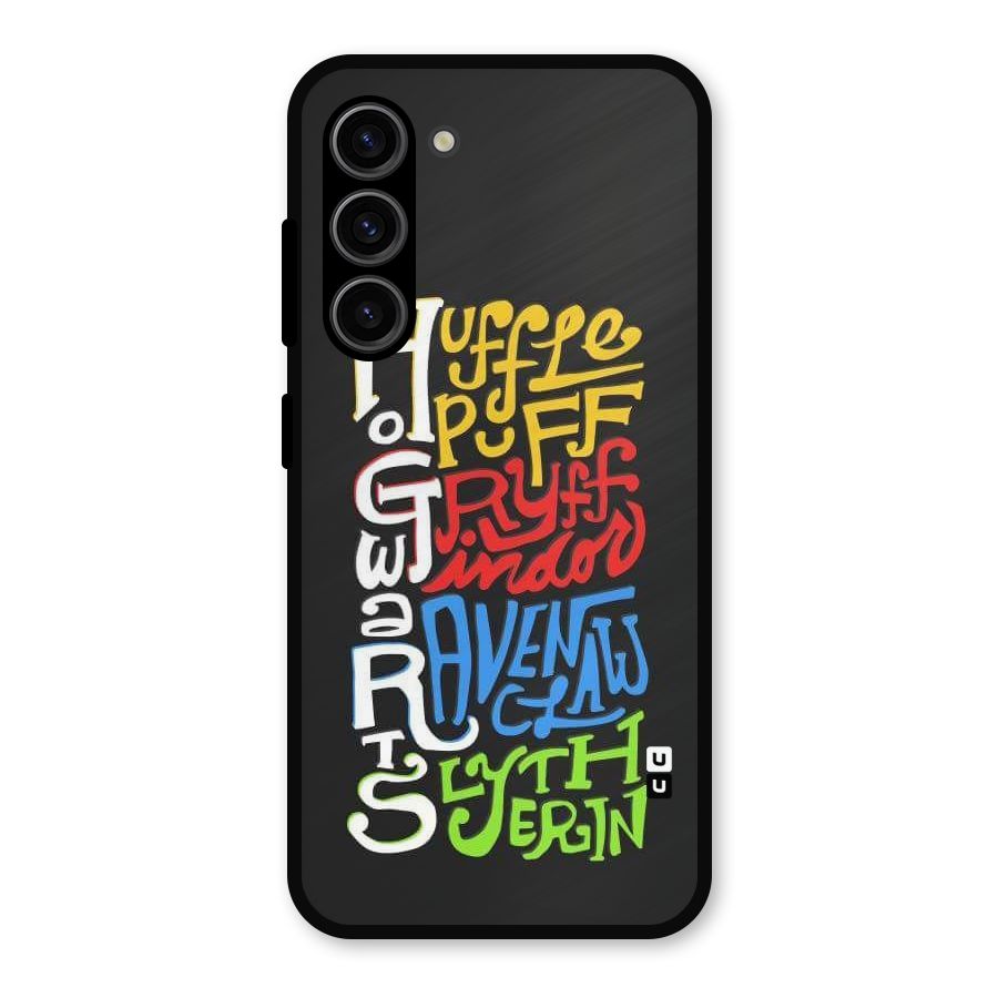 Four Colored Homes Metal Back Case for Galaxy S23