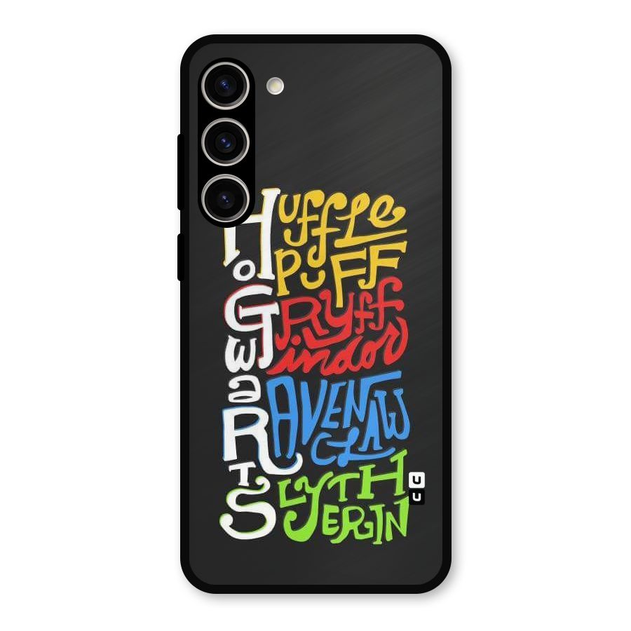Four Colored Homes Metal Back Case for Galaxy S23 Plus