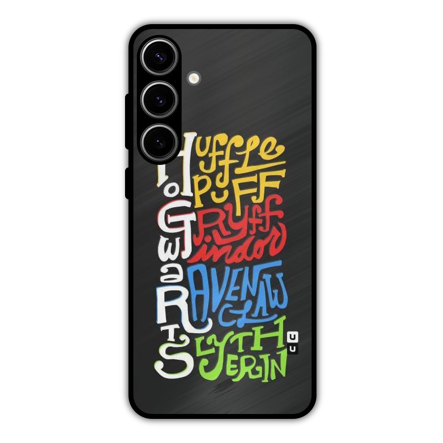 Four Colored Homes Metal Back Case for Galaxy S24 Plus