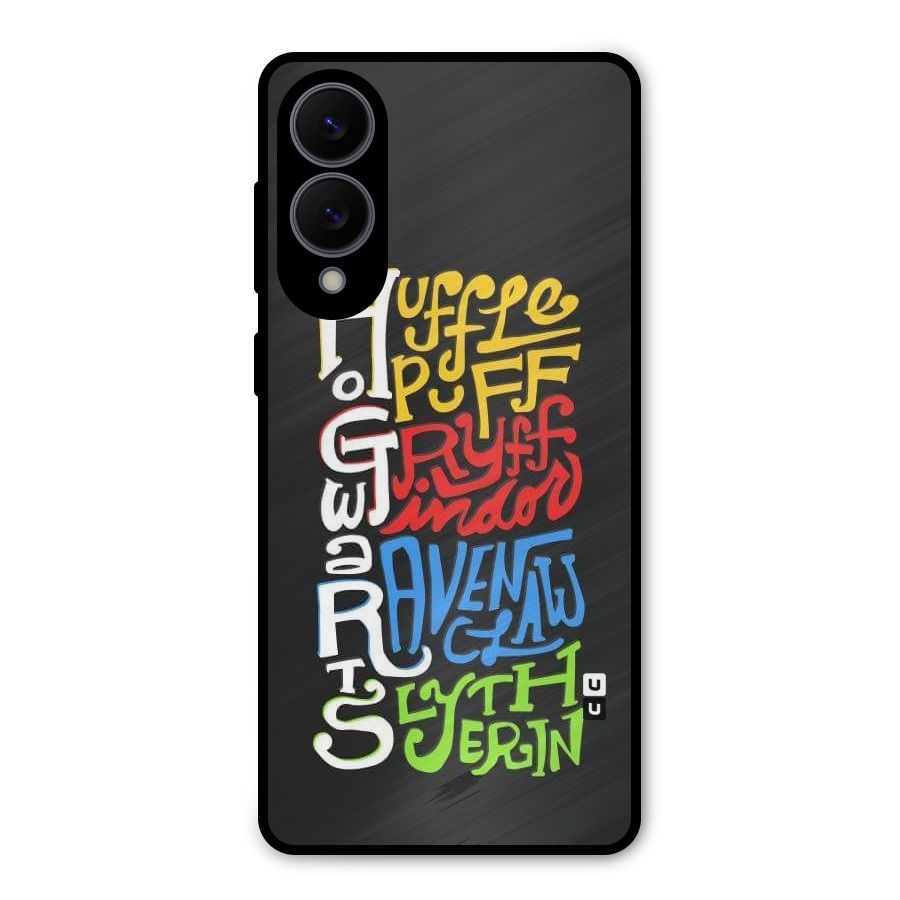Four Colored Homes Metal Back Case for Galaxy S25 Edge