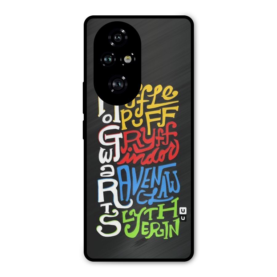 Four Colored Homes Metal Back Case for Honor 200 Pro