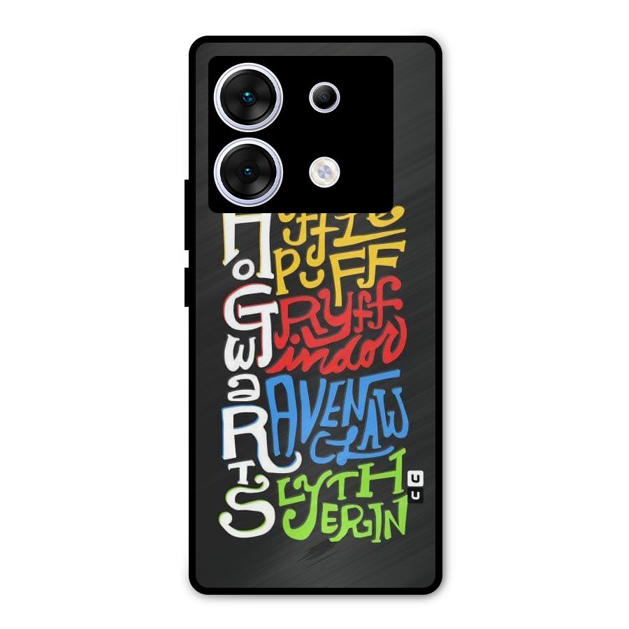 Four Colored Homes Metal Back Case for Infinix Zero 30 5G