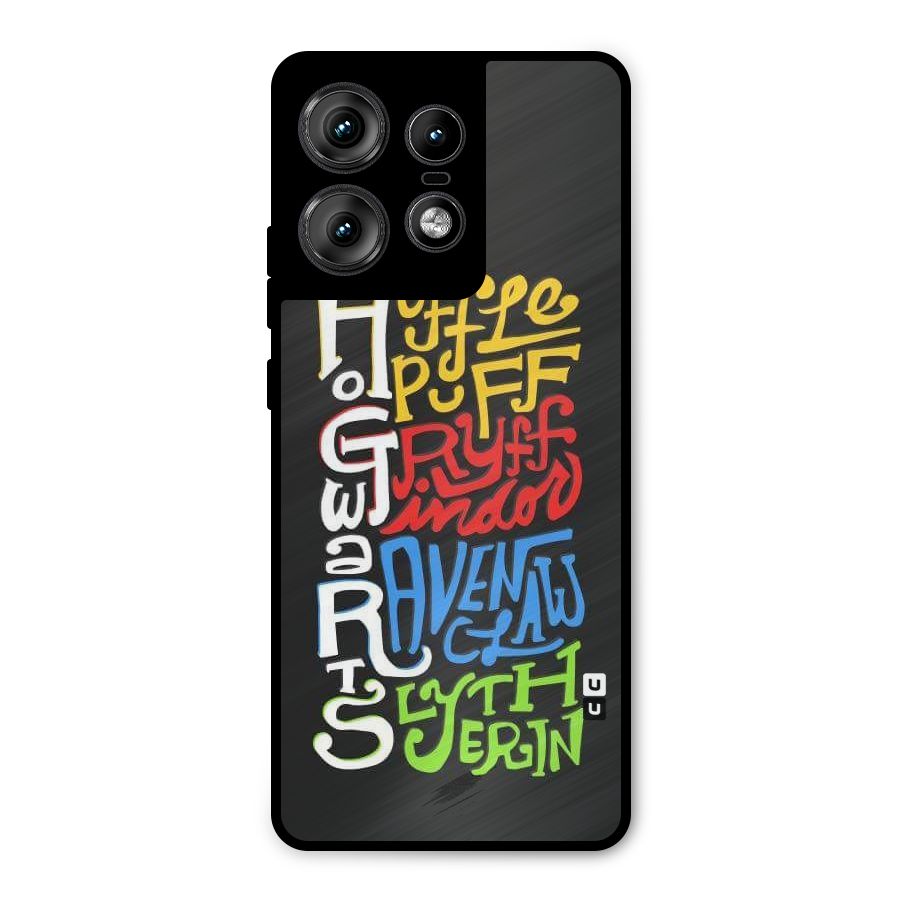 Four Colored Homes Metal Back Case for Motorola Edge 50 Pro
