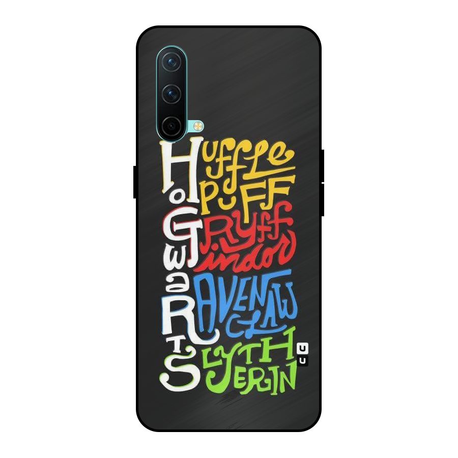 Four Colored Homes Metal Back Case for OnePlus Nord CE 5G