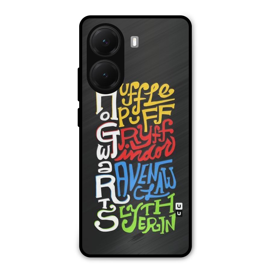 Four Colored Homes Metal Back Case for Poco X7 Pro