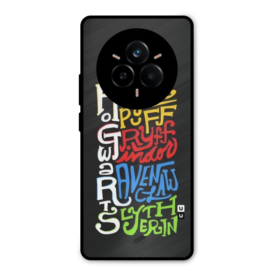 Four Colored Homes Metal Back Case for Realme 14 Pro Plus