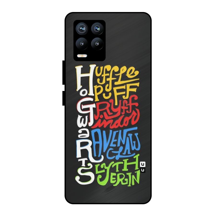Four Colored Homes Metal Back Case for Realme 8 Pro