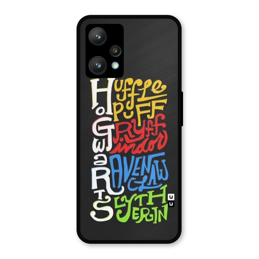 Four Colored Homes Metal Back Case for Realme 9 Pro Plus 5G