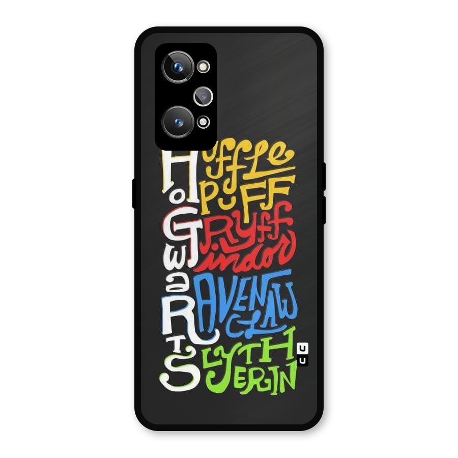 Four Colored Homes Metal Back Case for Realme GT 2