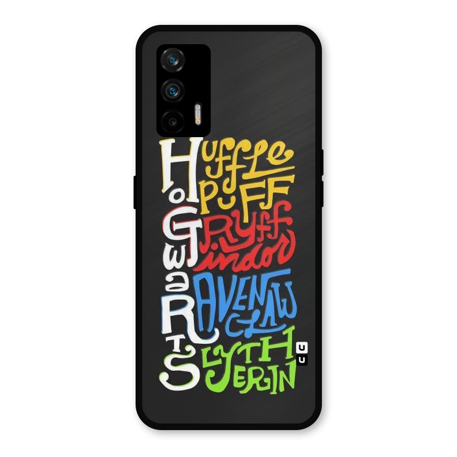 Four Colored Homes Metal Back Case for Realme GT 5G