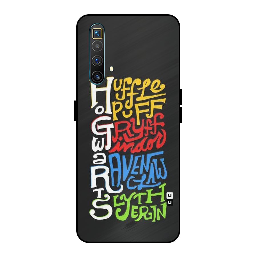 Four Colored Homes Metal Back Case for Realme X3