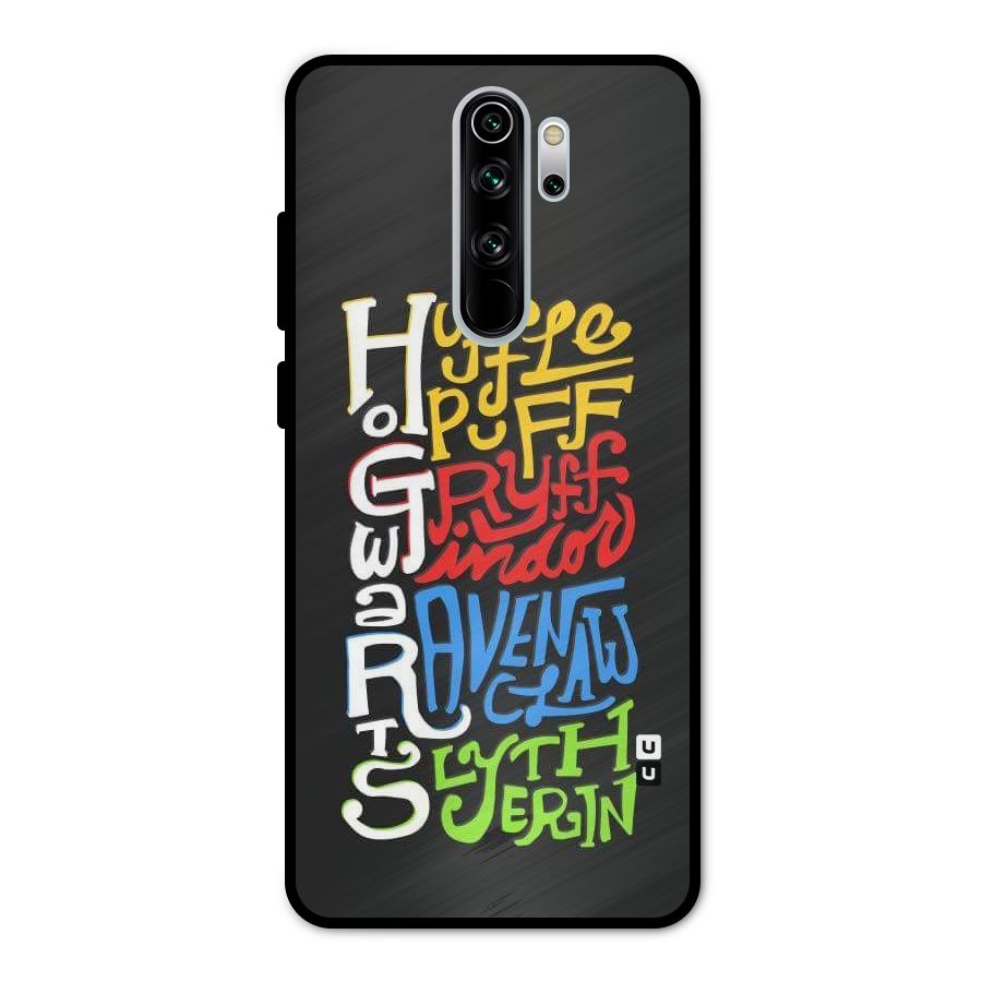 Four Colored Homes Metal Back Case for Redmi Note 8 Pro