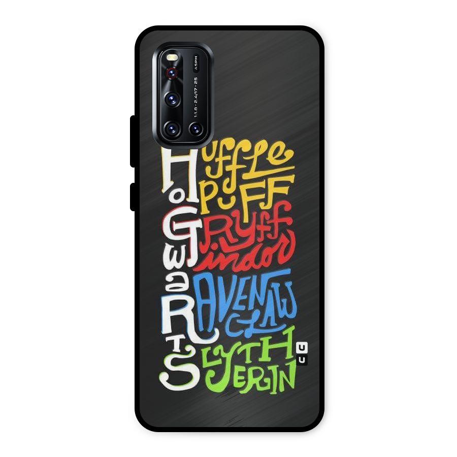 Four Colored Homes Metal Back Case for Vivo V19