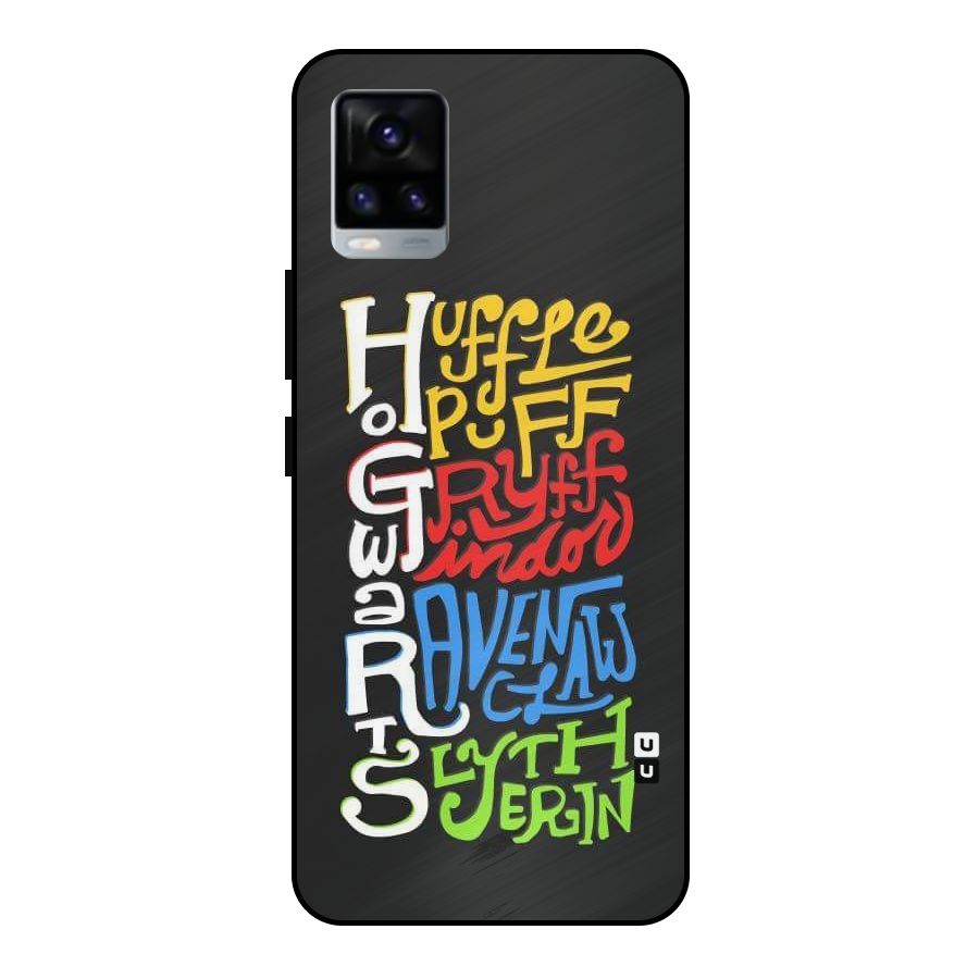 Four Colored Homes Metal Back Case for Vivo V20